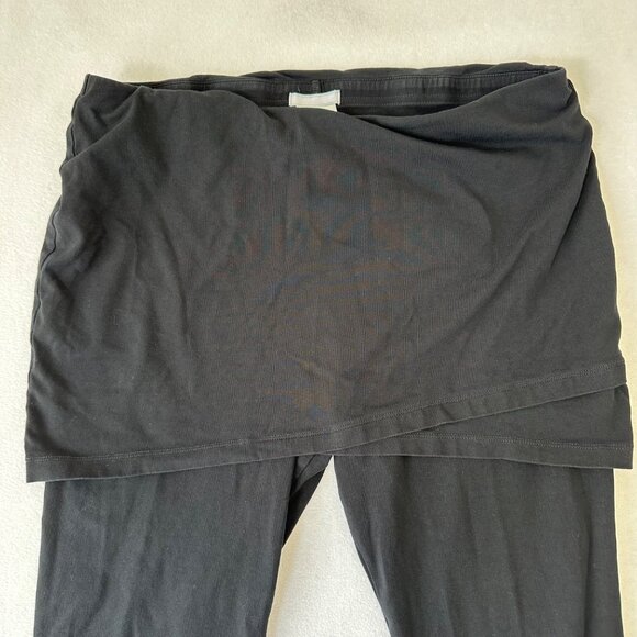 Cabi Womens Centered Skirted M'Leggings Size M Black Modest Crossover Skirt - Picture 4 of 11